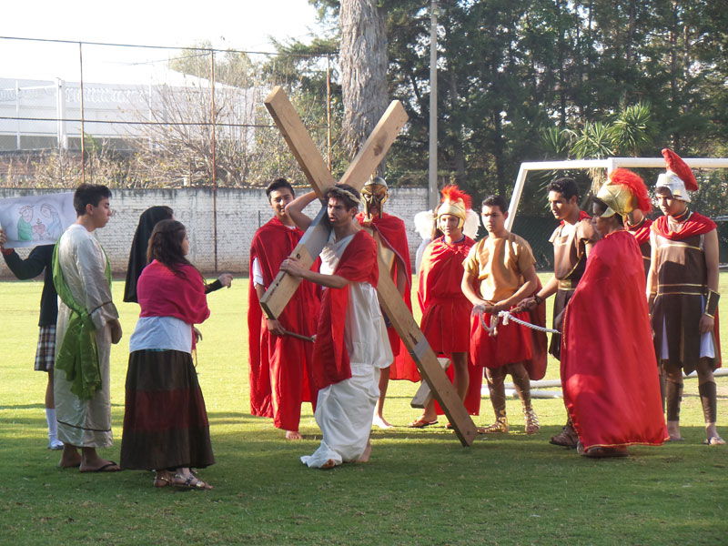 Representación del Viacrucis